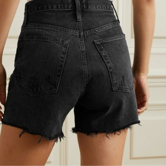 AGOLDE Riley Shorts in Vortex - Picture 2 of 7